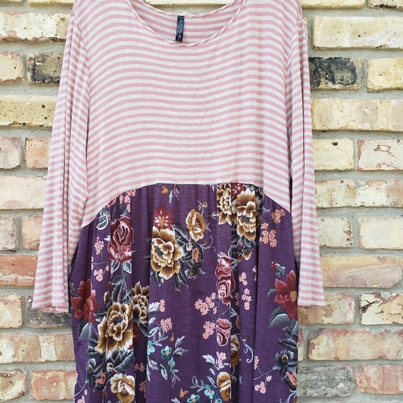 Glitzy Girlz long sleeve swing top - Picture 1 of 4